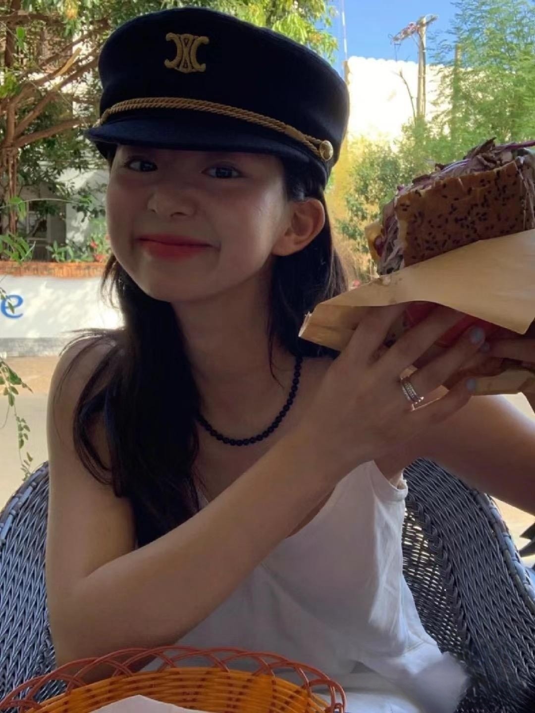 珍珠仿珍珠锁骨链女feve同款