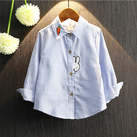 Chemise fille à manche longue - Ref 2084493 Image 1