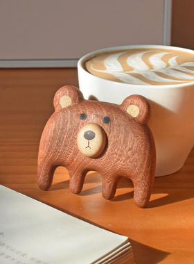 山舍丨小熊按摩梳创意木梳子解压放松神器个性便携木梳