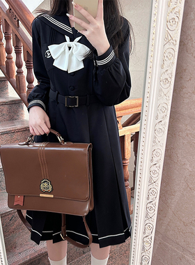 【月野HOUSE】 *纪川私立*原创设计大小姐感早春连衣裙基础白三本