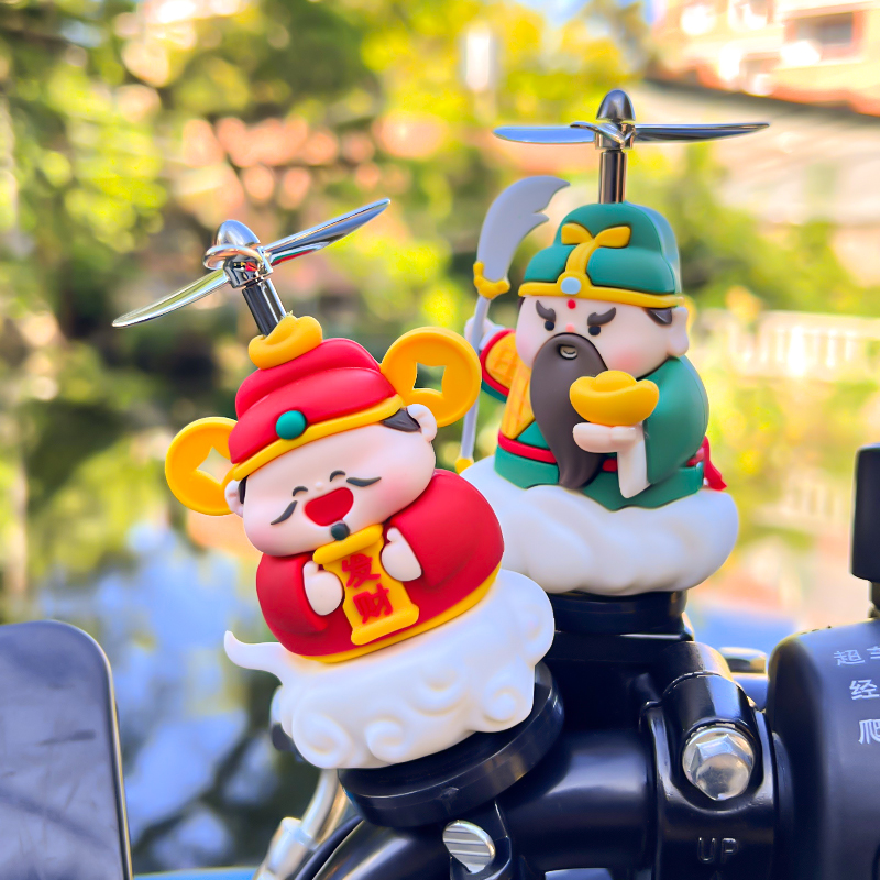电瓶车各路神仙电动摩托车装饰品