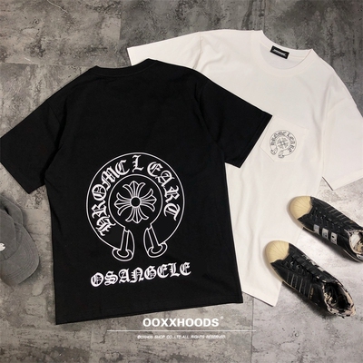 经典口袋宽松黑白纯棉精梳棉