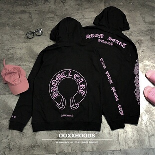 迷幻紫色印花大马蹄花臂潮牌纯棉连帽衫 男女卫衣 下身失踪盖pp薄款