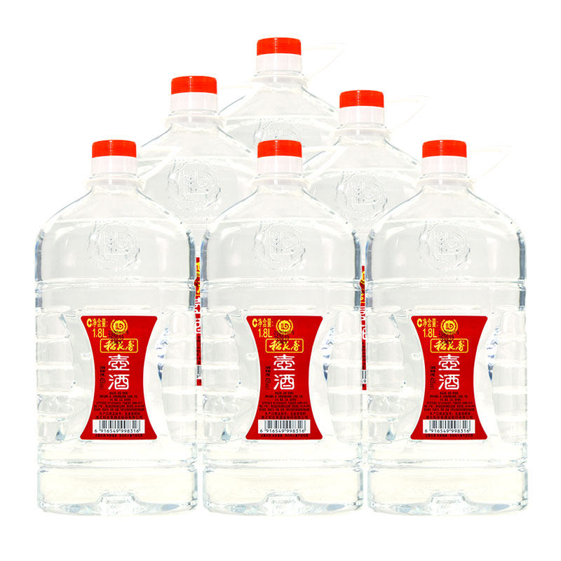 湖北稻花香壶酒1.8L大桶装酒45度