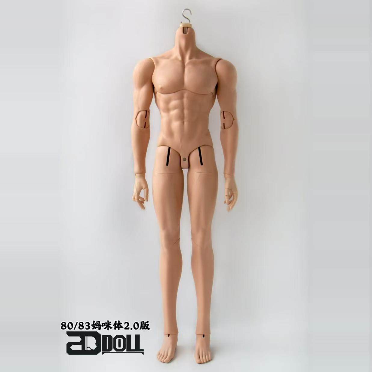【代理专拍】2ddoll 80/83cm 妈咪体2.0版 bjd 壮叔体 （不含头）