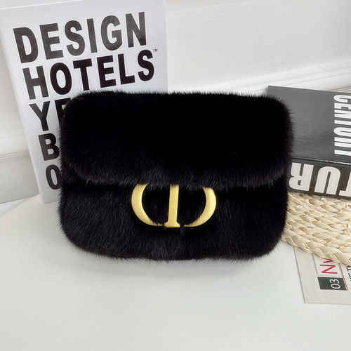 水貂毛包包皮草包小方包