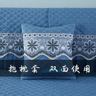 新款 加厚抱枕套不含芯可拆洗长方形正方形沙发客厅腰靠套外皮定制