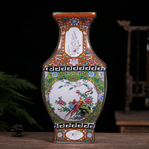景德镇陶瓷花瓶工艺品摆件装饰品