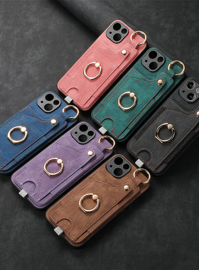 适用荣耀500 100手机壳便携200/90pro高档80se磁吸70全包60防摔50保护套300ultra多功能X40/X9C手带8b简约X30