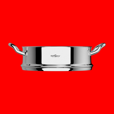 德国厨皇18-10不锈钢蒸笼蒸屉蒸格配件一个价高度10CM