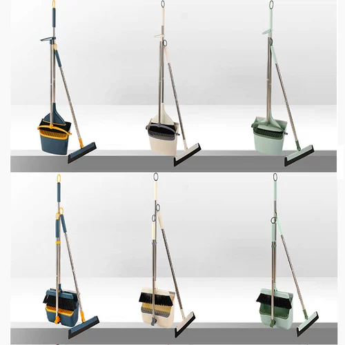 Широкий набор для пылеянка в сочетании с домом с мягкими волосами, соскребанием воды, а не липкими волосами, артефактом, единственной метлой