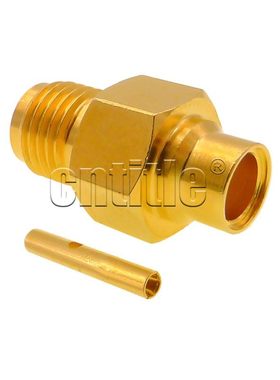 镀金高频SMA母头SMA-KB3 外螺纹内孔 配套3号141 RG402半柔半钢线