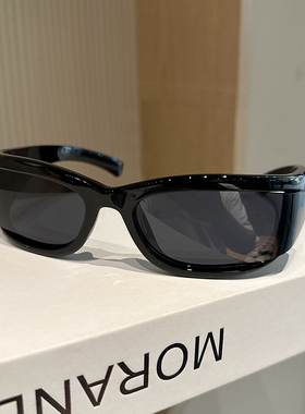 简约异形猫眼大框遮阳显瘦墨镜