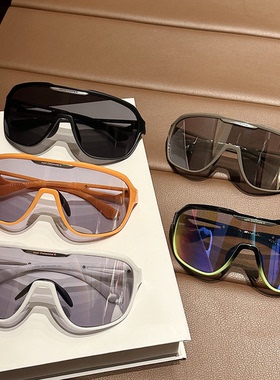 无防紫外线椭圆骑行男女连体墨镜