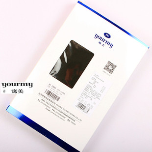 寓美2883暧绒单加裆连裤袜纯黑春款新品加薄绒保暖裤专柜正品