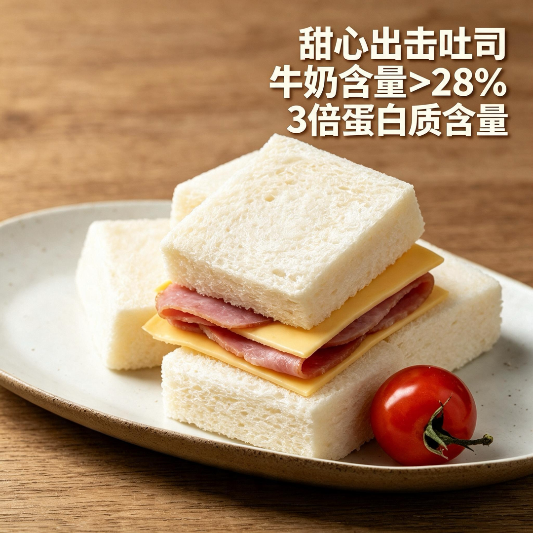 甜心出击黄油厚切吐司面包0反式