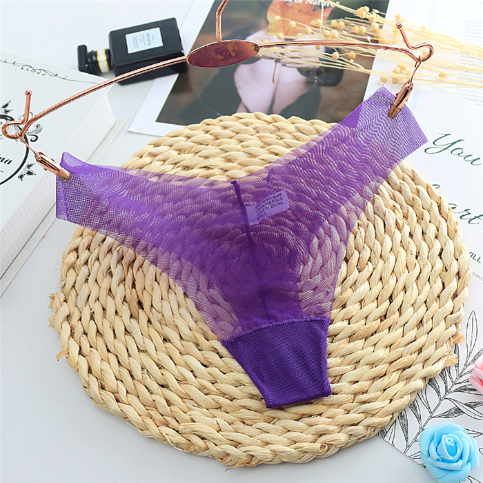 透明网纱小心机丁字裤纯欲诱惑