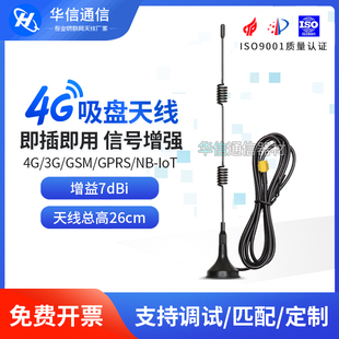 GPRS无线路由器模块全向强磁高增益小吸盘天线接收器 GSM