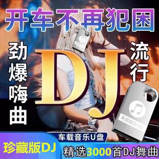 豪车载U盘2026劲爆DJ歌曲抖音热门新歌中文舞曲重低音MP3音乐优盘