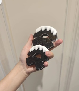 ES6 EC7 EC6 ET5 饰 原创 ET5T车标装 奥利奥饼干造型蔚来ES7