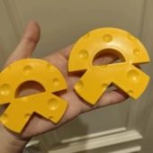 新ES6 蔚来ET5 原创 奶酪车标车贴 ES7 饰贴不留胶 EC6 防撞装