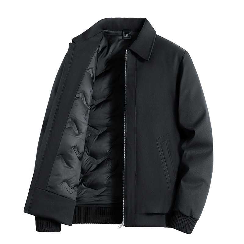 帝宇神龙白鸭绒抗寒商务羽绒服男