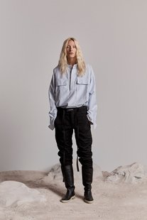 fear god正确版 FOG新款 条纹亨利领衬衫 主线 立领 第六季