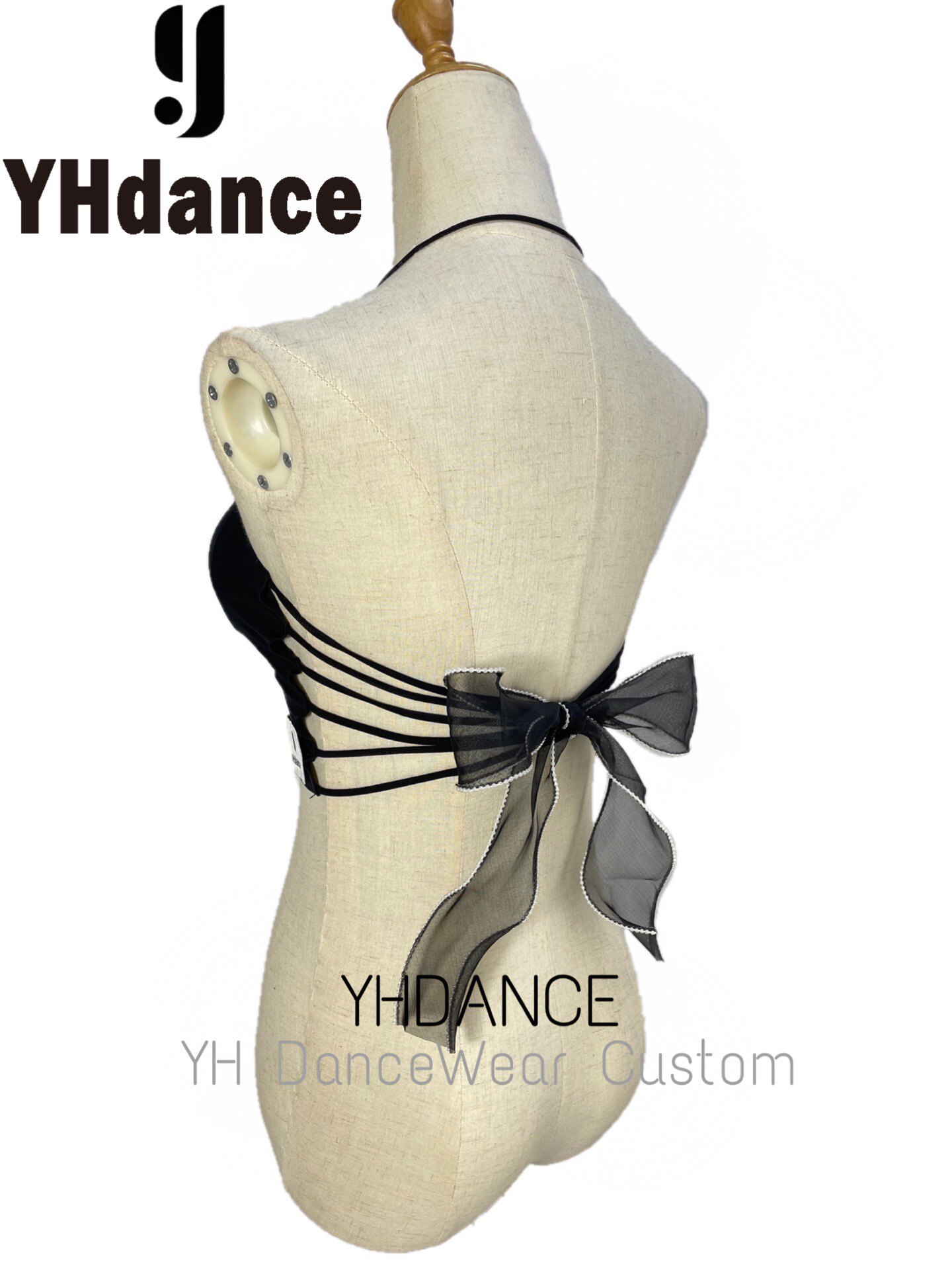 YHDANCE新款国标跳舞蹈服专用内衣拉丁舞成人女美背丝带吊带上衣
