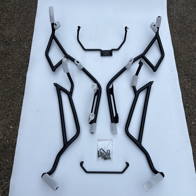 适用五羊本田NWT150护杠总成WH150T-5-5A-5B保险杠碳钢护架加厚杠