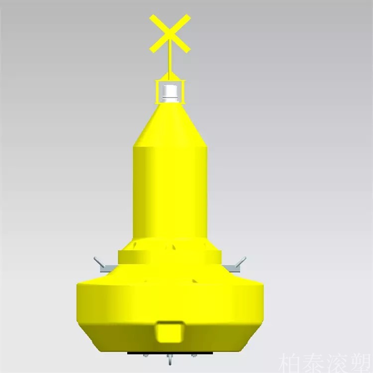 长江配件浮球桔红色航道塑料浮标直径1500警示标漂浮水面围栏隔离