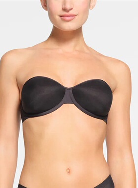 Skims weightless 黑色轻盈透气可拆卸肩带三排扣文胸