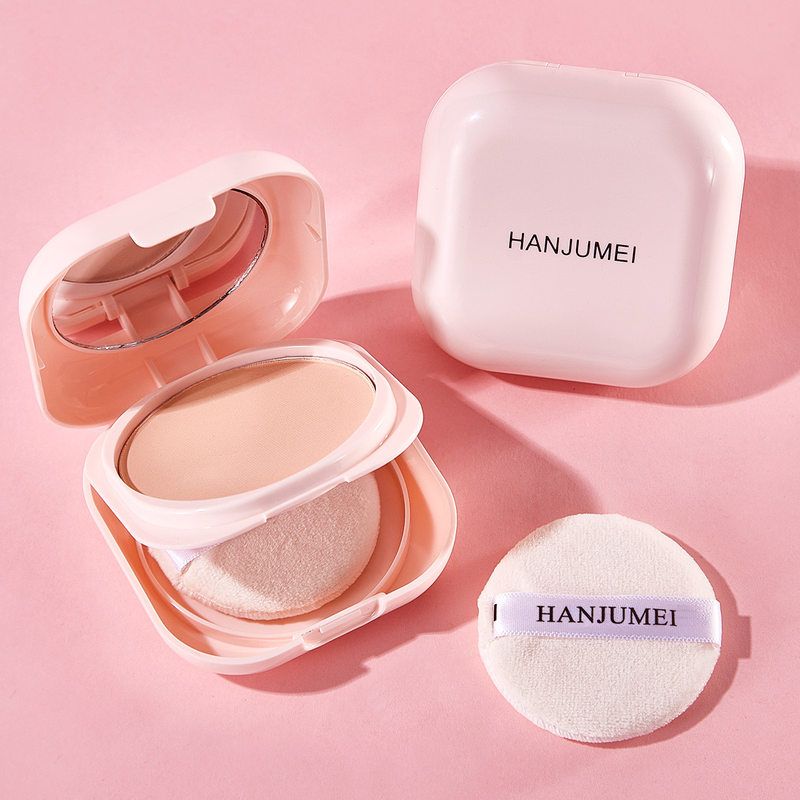 韩聚美轻雾奢养定妆蜜粉饼粉质细腻定妆粉小巧便携持久补妆粉饼