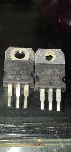 拆机STP80NF70 80NF70场效应管 电动车控制器专用48V 6管-12管