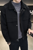 2024秋冬直播男帅气短款夹克铂金尼毛呢外套409-5509-p110，男装夹克，星座409(原A307）