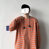 2021新款卫衣男条纹潮牌ins潮流圆领宽松长袖t恤XZ404-2-TW10，男装卫衣，星座409(原A307）