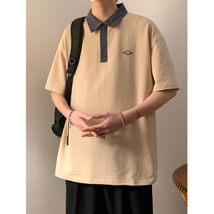圆领短袖t恤男2023新款夏季纯半袖polo衫体恤 A307-PL302-P55图片