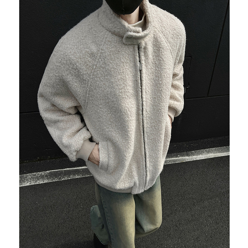 2025秋冬气质款美式休闲宽松呢料大衣呢子夹克外套409-F115-P118,男装夹克,星座409(原A307）