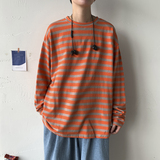 2021新款卫衣男条纹潮牌ins潮流圆领宽松长袖t恤XZ404-2-TW10，男装卫衣，星座409(原A307）