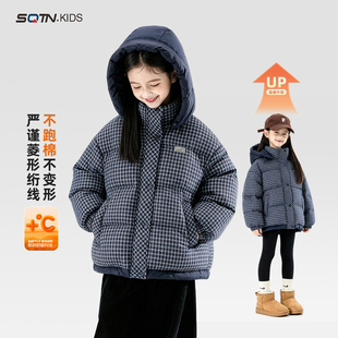 加厚外套儿童面包服冬装 中大童棉袄洋气童装 2025新款 女童棉服冬季