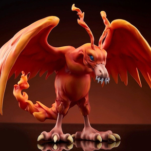 创世巴多拉兽比丘兽爱心进化链数码宝贝雕像手办模型摆件玩具