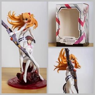 动漫 EVA 明日香真希波 双人物合体 剧场版 美少女 盒装手办