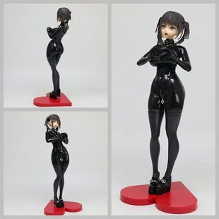 动漫手办 黑川美羽 胶衣 制服站姿 美少女机箱桌面摆件模型