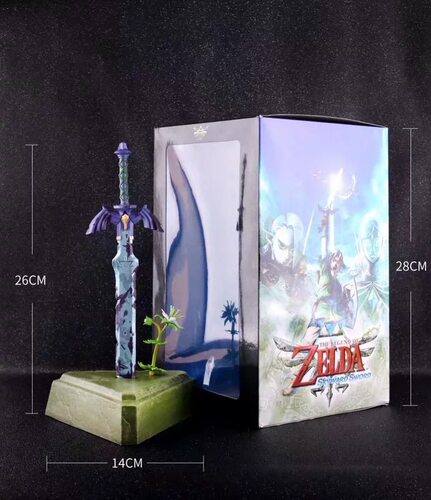 塞尔达传说 林克 荒野之息 英雄之剑 大师之剑 摆件模型