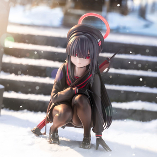 蔚蓝档案杂鱼酱手办二次元美少女潮玩机箱摆件模型雕像礼物周边