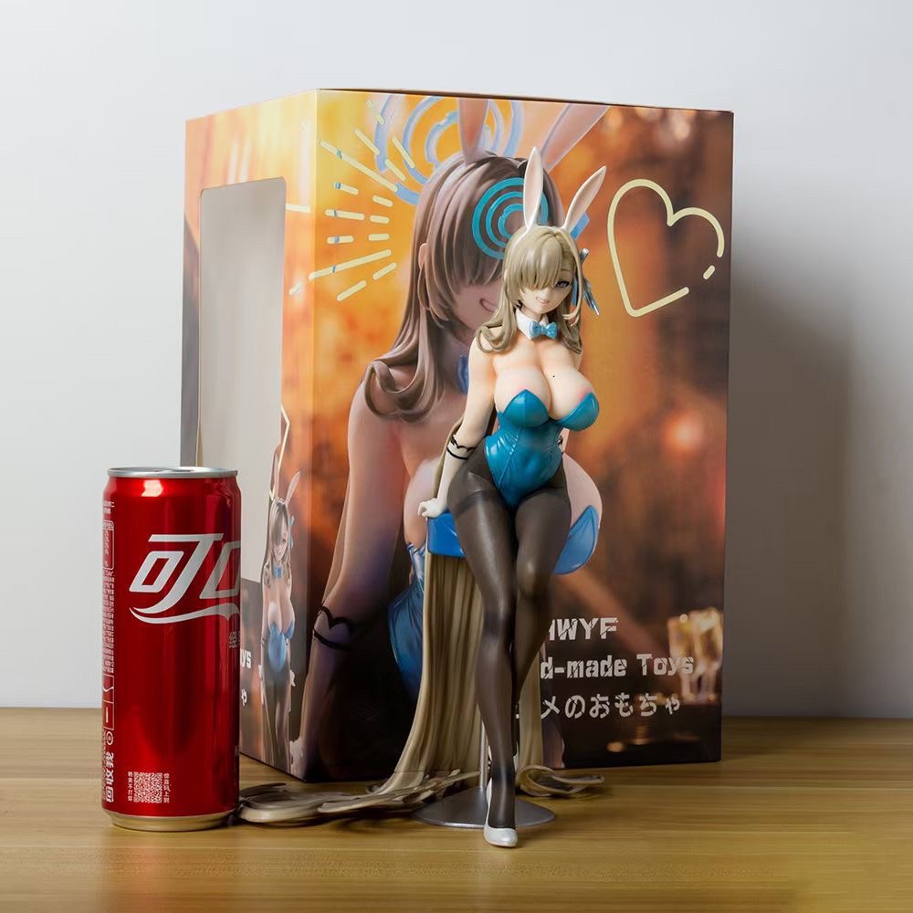 优质版碧蓝档案一之濑明日奈手办兔女郎美少女动漫模型二次元摆件