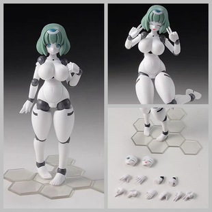 动漫 机械新人类 伊安娜 新素体 白肤版 2.0 美少女 盒装手办