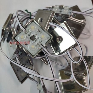 LED四灯铁壳模组2835 5054方形发光贴片防水招牌大字门头围边光源