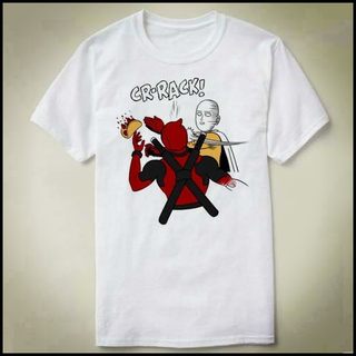 Deadpool死侍Marvel漫威Tee Shirt包邮T恤Saitama one punch man