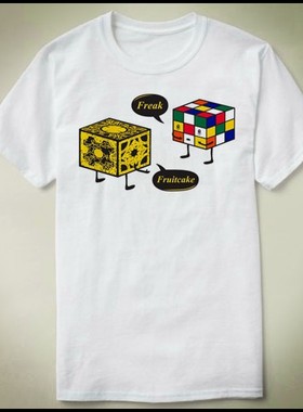 Cube Fight  Rubiks cube 魔方 DIY Tee T-Shirt T恤 衣服