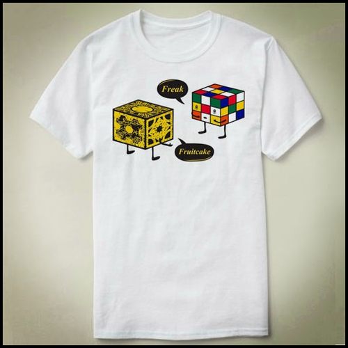 Cube Fight  Rubiks cube 魔方 DIY Tee T-Shirt T恤 衣服